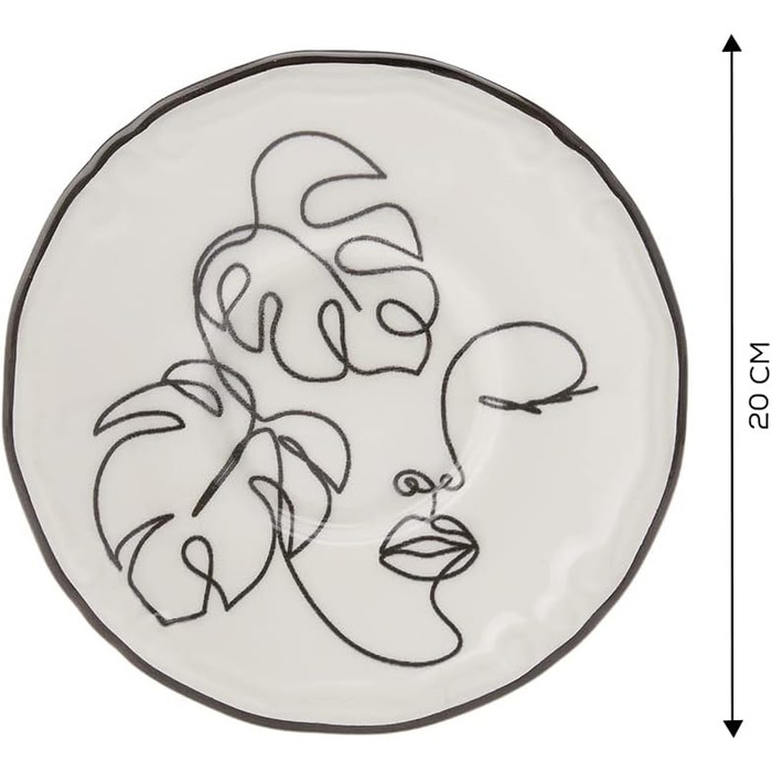 Набір тарілок для торта на 6 персон, 6 предметів KARACA