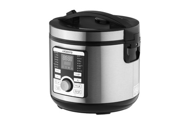 ARDESTO Мультиварка MC-P17, 860Вт, чаша-5л, электр. управление, книга рецептов, нерж. сталь+пластик, серебристая