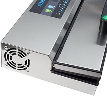 Вакуумний пакувальник Allpax P 355, пристрій для запаювання плівкою харчових продуктів та делікатних продуктів, вакуумний пакувальник для запаювання та приготування їжі методом су-від, включаючи адаптерний шланг та 100 вакуумних пакетів (вакуумний пакувал