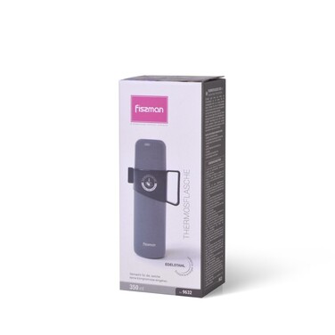 Термос для чаю та кави Fissman 350 мл сірий (9632)