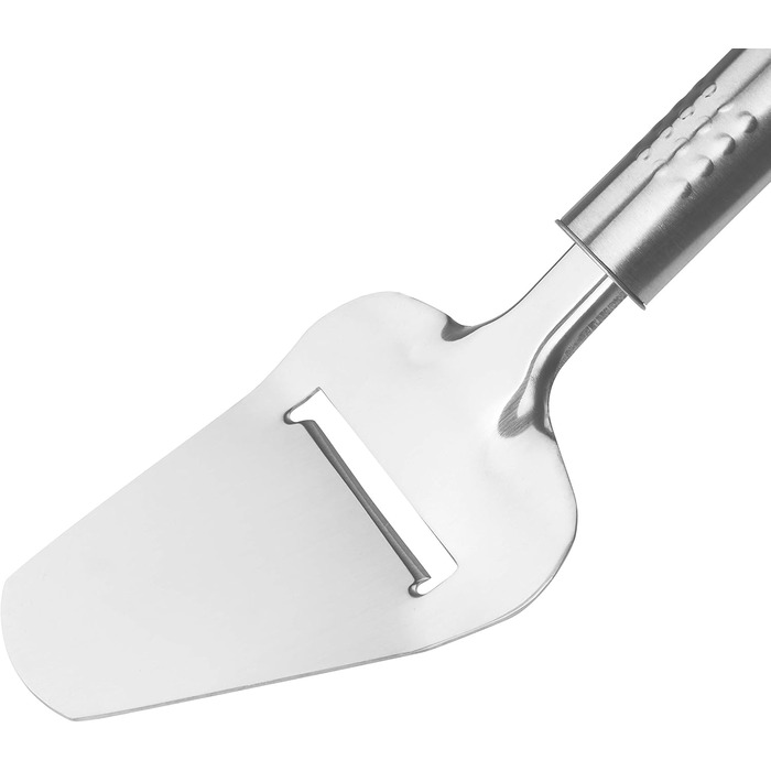 Відкривачка для консервів Fackelmann OVAL GRIFF, практична відкривачка для консервів з нержавіючої сталі, універсальна відкривачка з ергономічною ручкою (колір срібло), кількість (24 x 8 x 4,5 см)