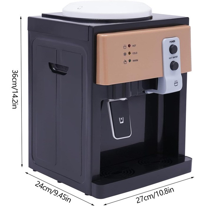 Кулер для гарячої та холодної води 550 Вт чорний DHQCQL