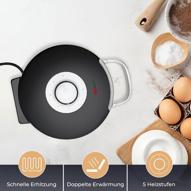 Вафельниця 1000 Вт Classic Klamer