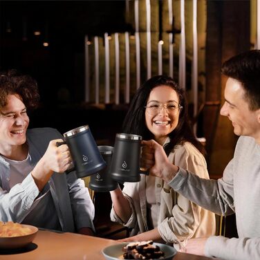 Термокухоль для пива 1 л темно-синій Ideus