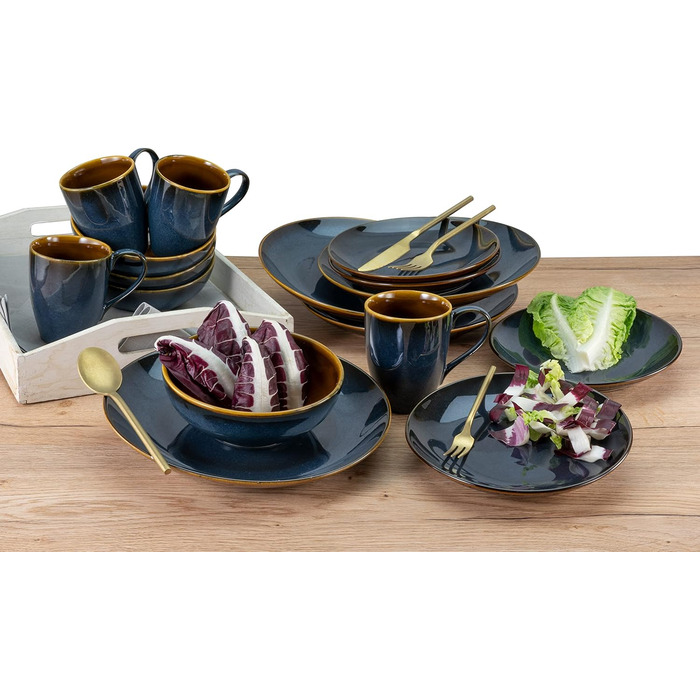 Набор посуды на 4 персоны, 16 предметов, Mallorca Creatable