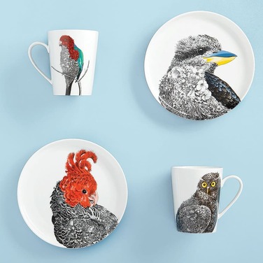 Кухоль для чаю Maxwell Williams Cockatoo MARINI FERLAZZO, фарфор, 12,5 х 9 х 11,5 см, 460 мл