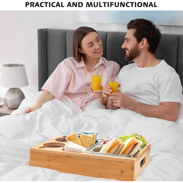 Органайзер для снеків з 3 мисками 40 х 26 х 8 см CENOVE