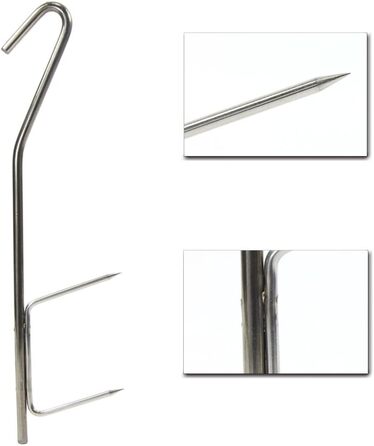 Набір гачків для коптильні з нержавіючої сталі 20 шт 21 см Croch