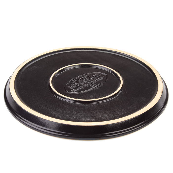 Блюдо для гриля з вертикальною решіткою кругле, 32 см, чорне, Römertopf BBQ Römertopf