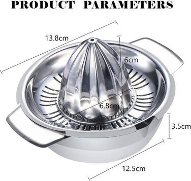 Соковижималка для цитрусових ручна 350 мл Ikakabek