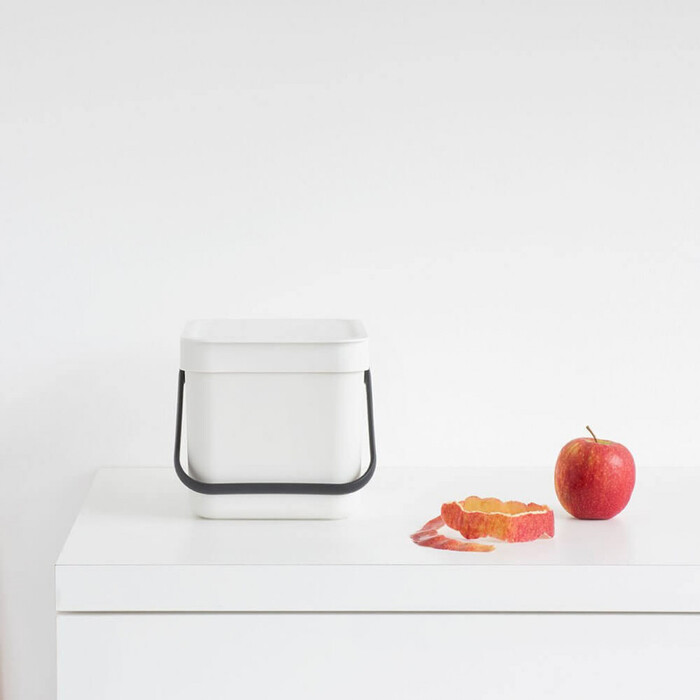 Відро для сміття 6 л біле Sort Go Brabantia