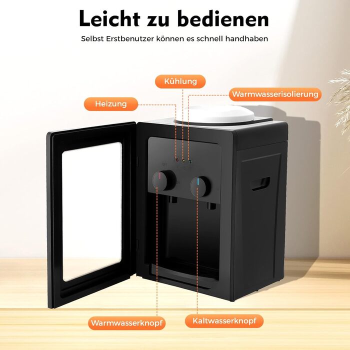 Електричний кулер для води 550 Вт Charocean