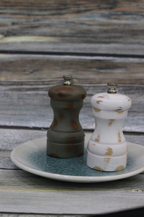 Млин для солі та перцю, 10 см, дерев'яний вінтаж, GenWare