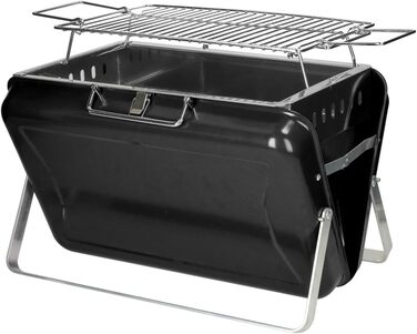 Портативный гриль на уголь черный elasto PROMOTION FOR LIFE