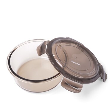 Контейнер з пластиковою кришкою Fissman 17x6 см / 950 мл (6530)