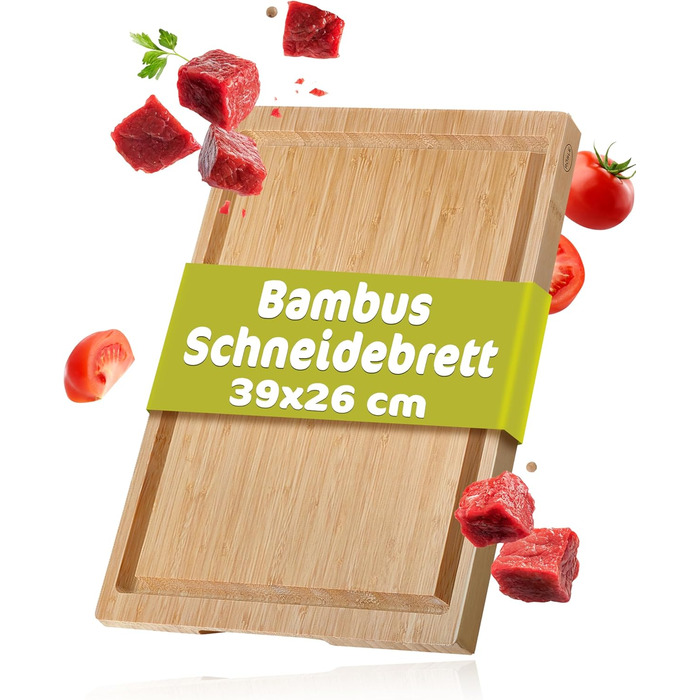 Обробна дошка 39 x 26 см, бамбук Basic Line Rosle