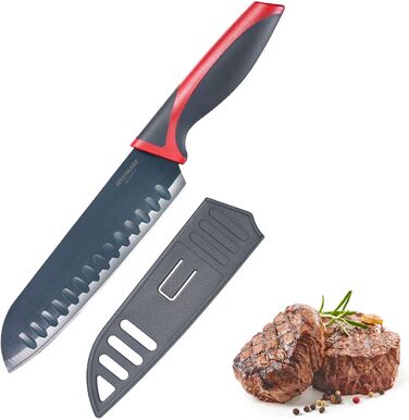 Набір ножів Westmark 5 шт. , 1 велика обробна дошка та 4 ножі, обробна дошка 37 х 25,5 см, лезо кухарського ножа/ножа для хліба по 20 см, лезо канцелярського ножа 12 см, лезо ножа для чищення овочів 8 см, 145222E6 (ніж Сантоку)