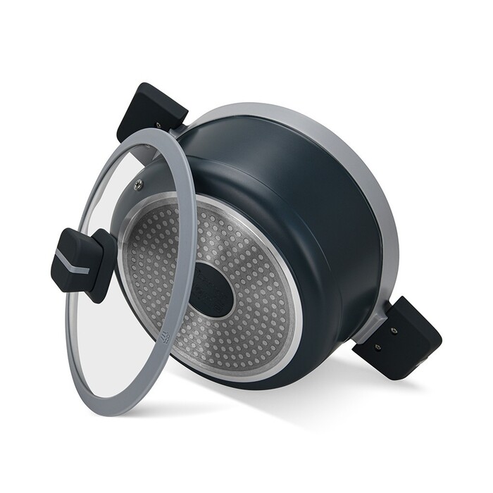 Кастрюля со стеклянной крышкой 24 см 4,5 л LUXURIA Fissman