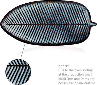 СПІВАЧКА Набір тарілок Токіо 12 шт. , Набір посуду 4 персони, Посуд Столовий посуд, Столовий сервіз в т.ч. Обідня тарілка, Тарілка для торта & Bowl, Вечеря, Обідній сервіз темно-синій з чорними вставками (Тарілка для подачі )