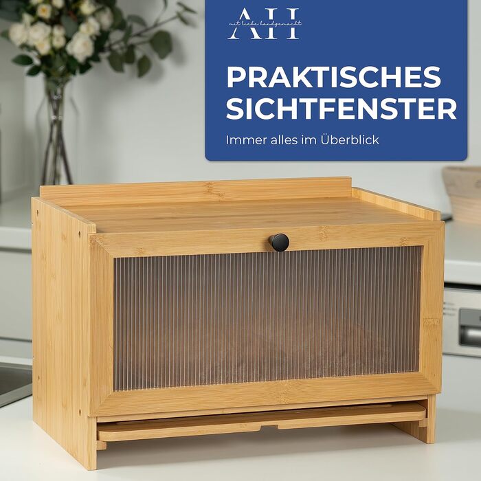 Хлібниця з обробною дошкою 40 x 26 x 23 см AH®