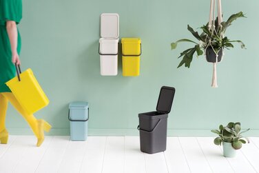 Відро для сміття 16 л жовте Sort Go Brabantia