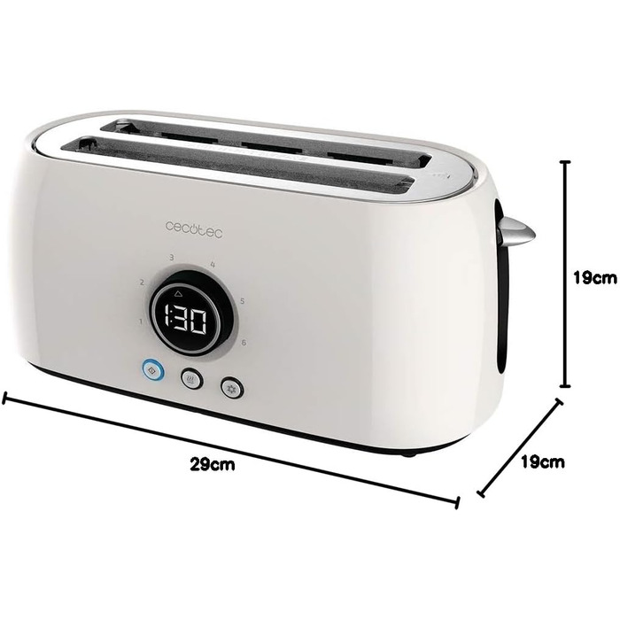 Тостер 1500 Вт, бежевий ClassicToast 15000 Cecotec