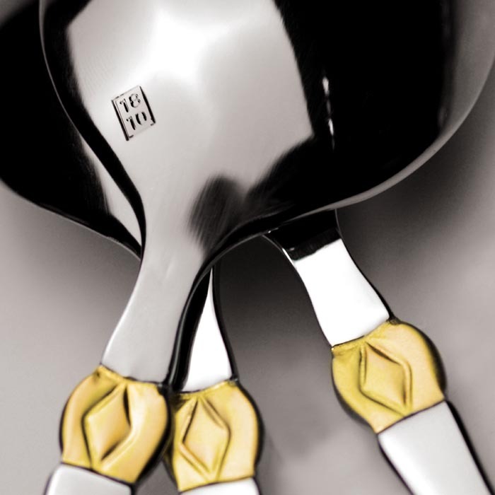 Набір столових приборів 24 предметів Aura Gold BergHOFF