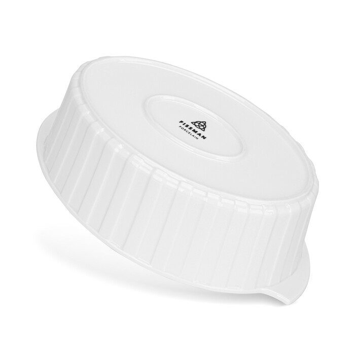 Овальная форма для запекания Fissman 24х16,5х8 см/1,6 л фарфоровая цена за шт (14172)