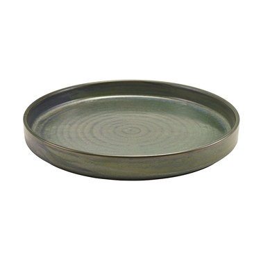 Презентаційна тарілка з бортиком 26*h 3.3 см, зелена, Terra Porcelain Aqua Green, GenWare