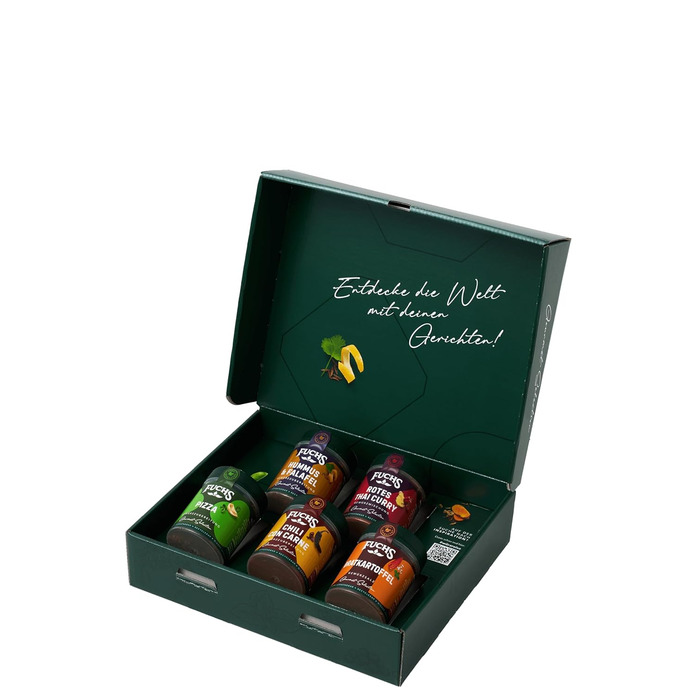 Подарунковий набір із 5 сумішей спецій Weltreise Fuchs