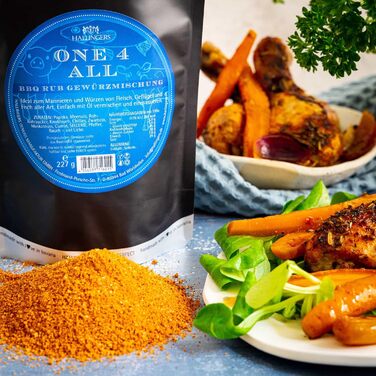 Класичний набір спецій Hallingers - 1 - Подарунковий набір спецій ручної роботи, 12 спецій з усього світу (Набір) - Літній подарунок та ідеальний подарунок для барбекю Подарунок для нової домівки &quotВітання та дружба&quot Класичні спеції., 12 спецій (73