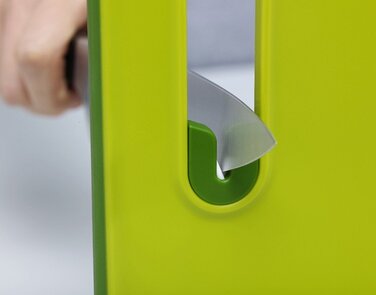 Обробна дошка з ножеточка сіра Slice Sharpen Large Joseph Joseph