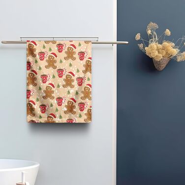 Набір з 2 кухонних рушників, Різдвяний пряник, 36,5 х 72 см Kwlegh