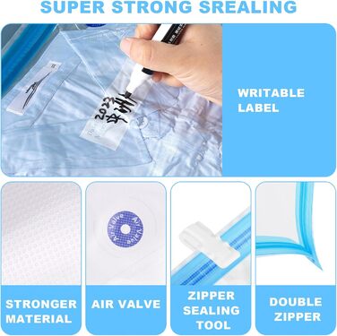 Комплект вакуумні пакети 20 пакетів 34 x 30 см MXTIMWAN