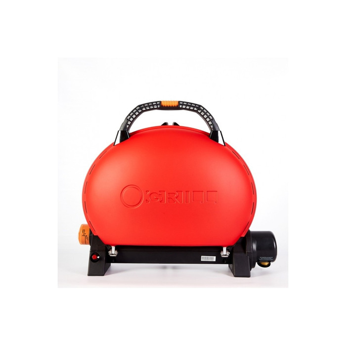 КОМПЛЕКТ Портативний переносний газовий гриль O-GRILL 500, червоний + шланг в подарунок! Код: 011676