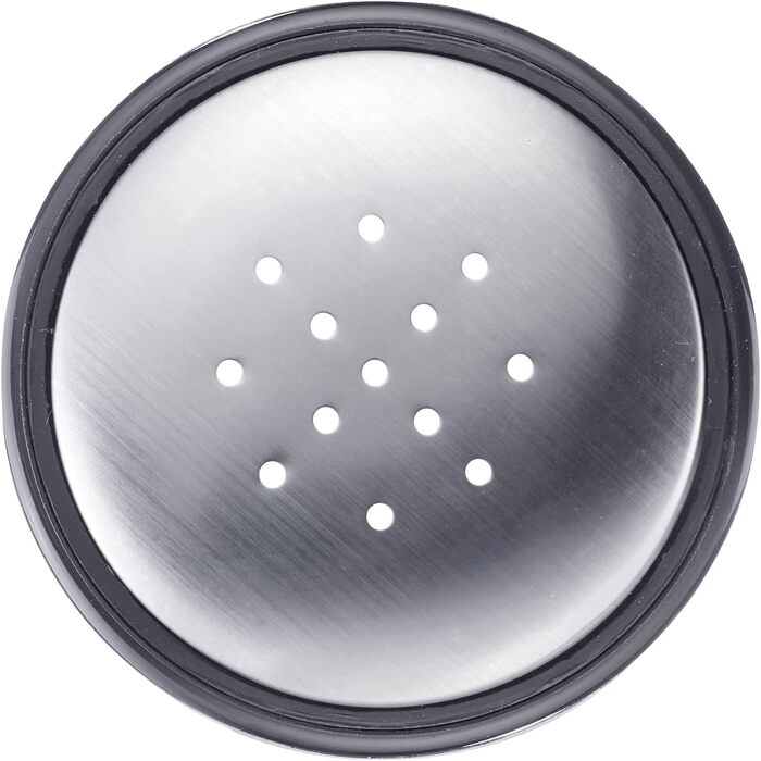 Дисплей Westmark, Вміст 6 дозаторів, Ємність 190 мл кожен, Скло/нержавіюча сталь/пластик, Прозорий/Чорний/Сріблястий, 63592611 (Шейкери для спецій, вишукані, , прозорі/чорні/сріблясті)