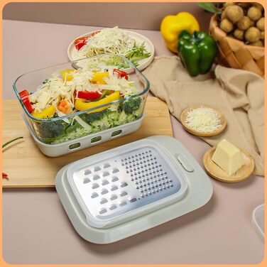 Терка для сиру з контейнером і кришкою COOK A FUTURE