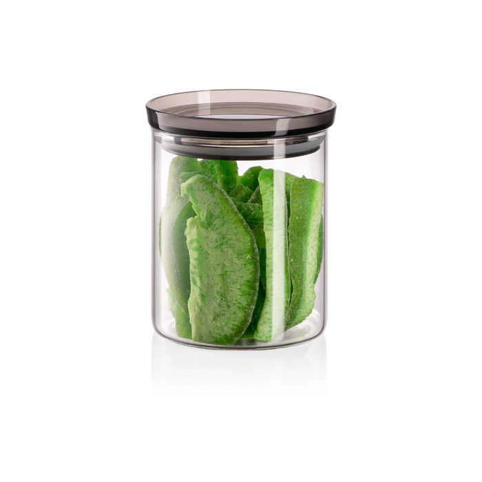 ARDESTO Storage Jar Fresh, 700мл, стекло, пластик, прозрачный