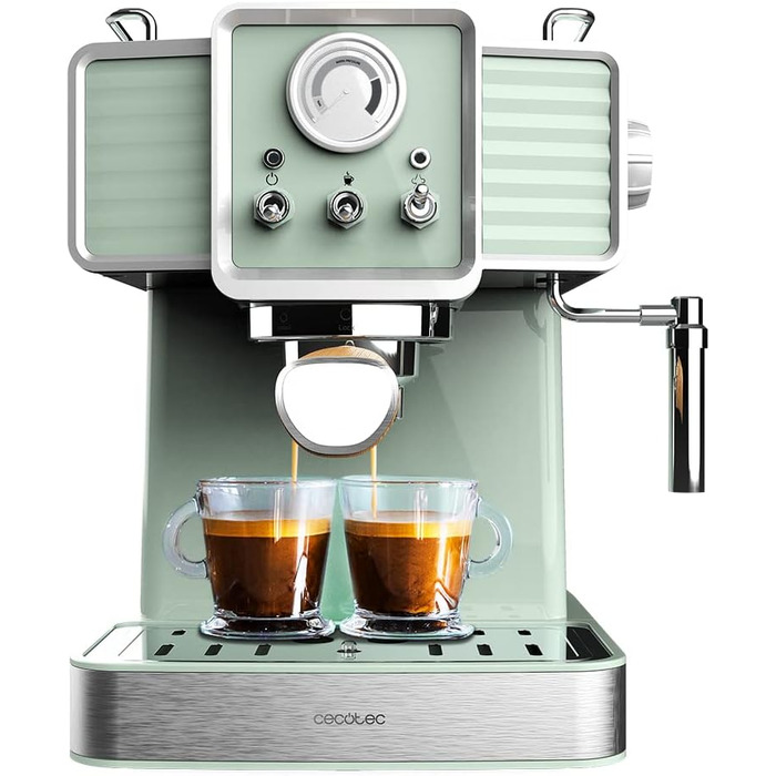 Кавомашина 1350 Вт світло-зелена Power Espresso 20 Cecotec