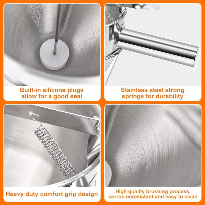 Диспенсер для тіста/млинців з кришкою 1,2 л POFIBO