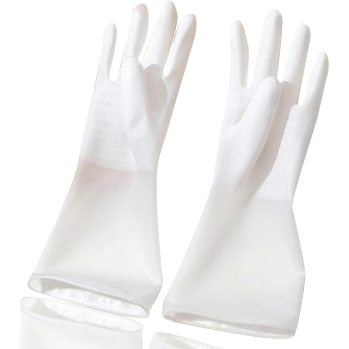 Рукавички для миття посуду 1 пара розмір M Jwthee