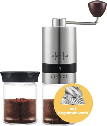 Кавомолка ручна, 17 г кавових зерен Silberthal
