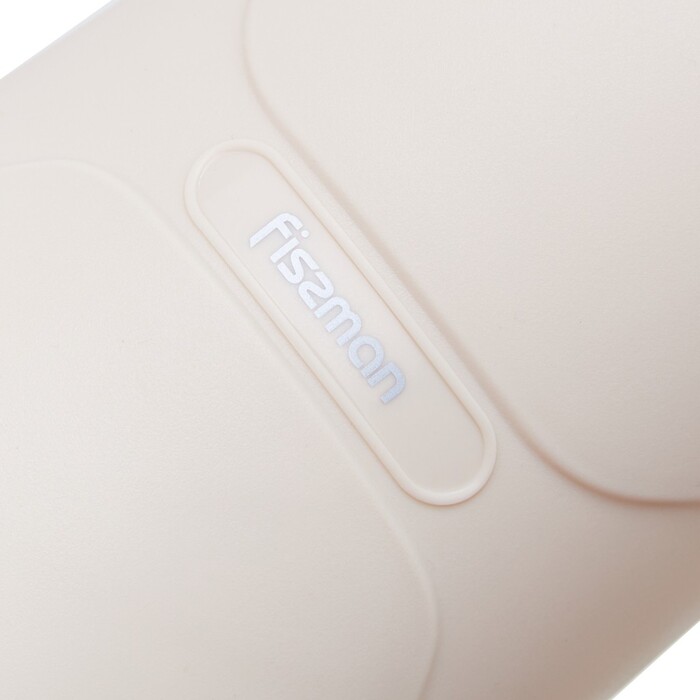 Термос Fissman 1000 мл, колір бежевий пластиковий корпус зі скляною колбою (19851)