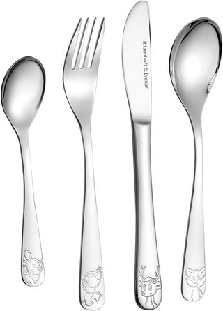 Набір дитячого посуду та столових приборів, 7 предметів Лісові тварини Ritzenhoff & Breker