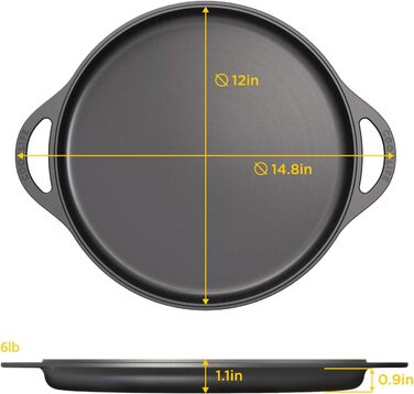 Чавунна форма для піци Cooklife