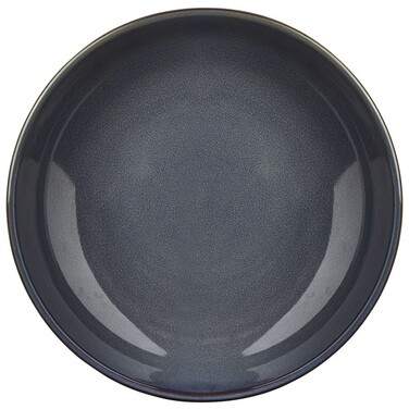 Тарілка глибока, 23 см, блакитна, Terra Stoneware Rustiс, GenWare