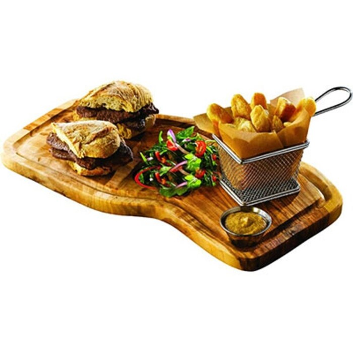 Доска, 40х21 см, из цельного оливкового дерева, GenWare