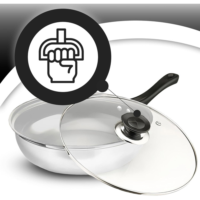 Набір кухонного посуду з нержавіючої сталі, 12 предметів Retoo