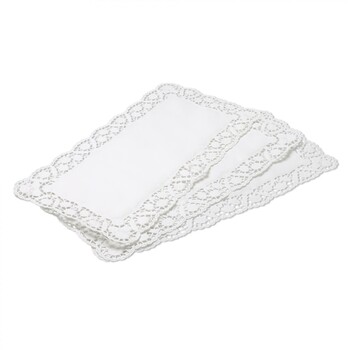 Набір паперових одноразових декоративних серветок під торт 6 штук Pâtisserie Kaiser