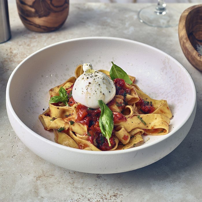 Салатник 22.5 см, сірий, Sereno Alto, GenWare